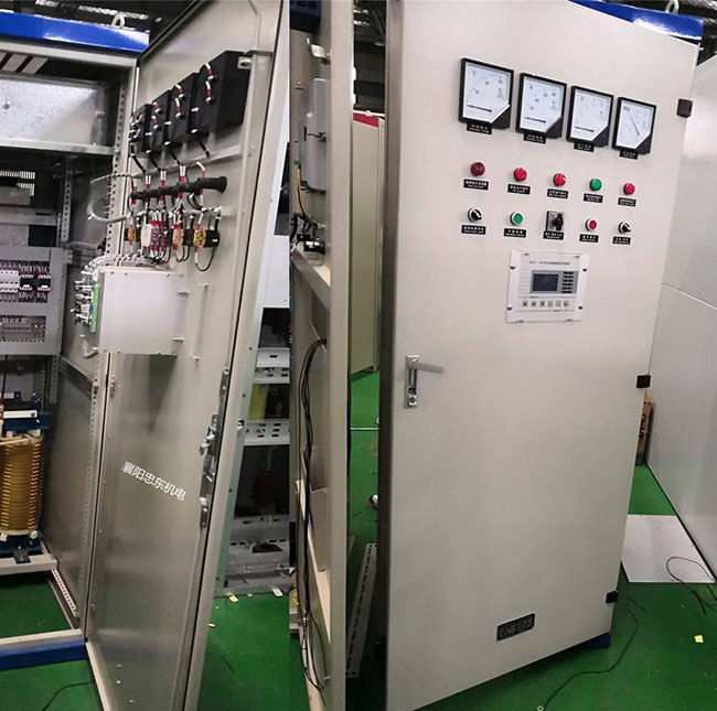 圖為西安西瑪球磨機(jī)高壓電機(jī)勵磁柜照片 圖為西安西瑪球磨機(jī)高壓電機(jī)勵磁柜照片