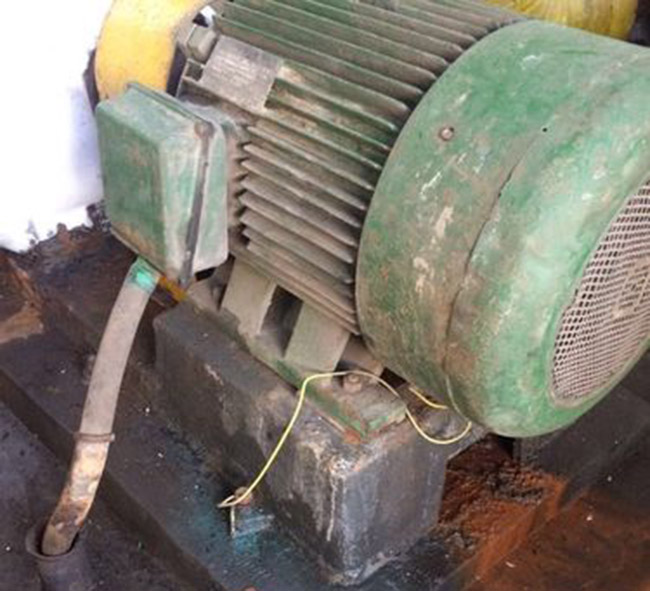 圖為西安西瑪電機接地照片 圖為西安西瑪電機接地照片